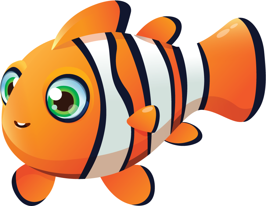 Gary The Clownfish - Coral Reef Fish (1000x1000)