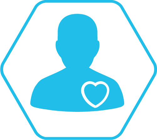 Monitoring Blood Pressure - Person Logo Transparent (501x448)
