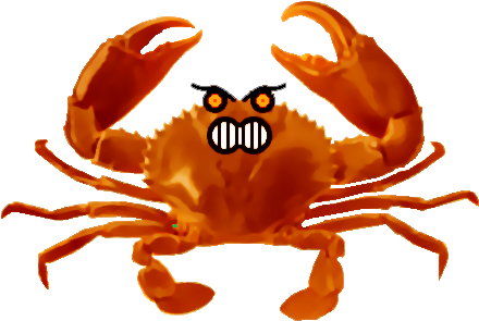 Angry Crab By Lukellenroc - Green Crab Sri Lanka (482x353)
