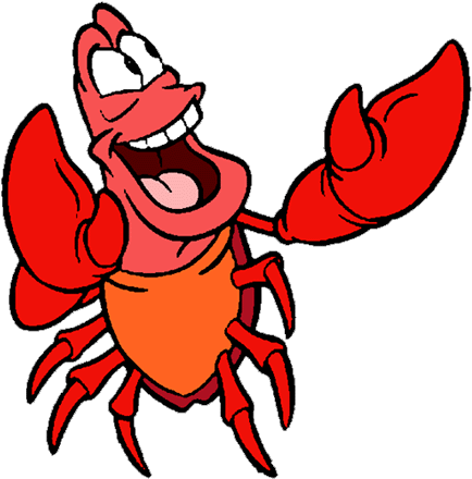 9 Aug - Sebastian From Little Mermaid (440x447)