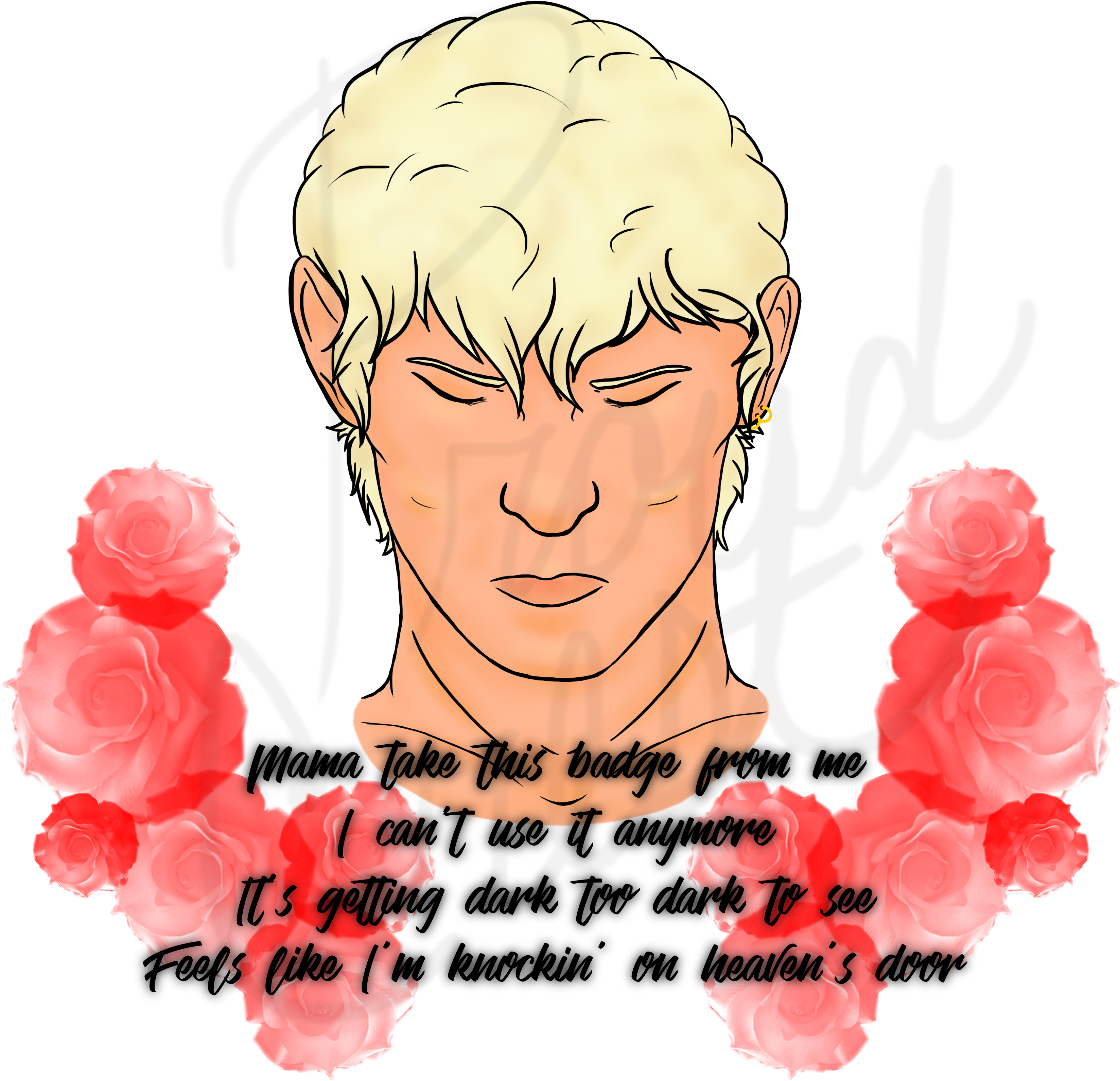 Knocking On Heavens Door By Wolfsting - Illustration (3300x3300)