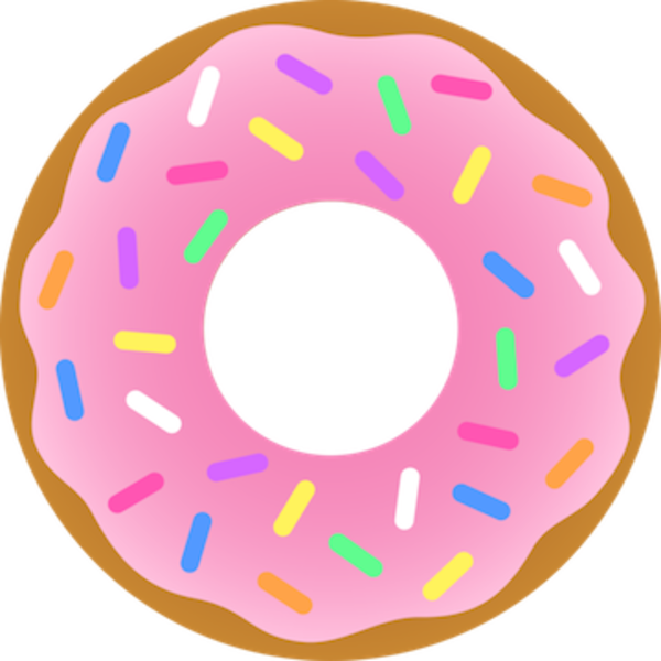 Donut Clip Art (600x600)