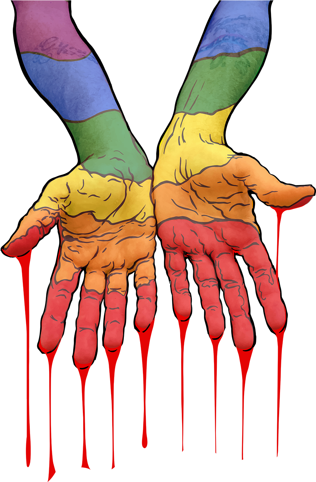 We Care For People When Caring About Them Benefits - Offensive Anti Gay Art (1022x1538)