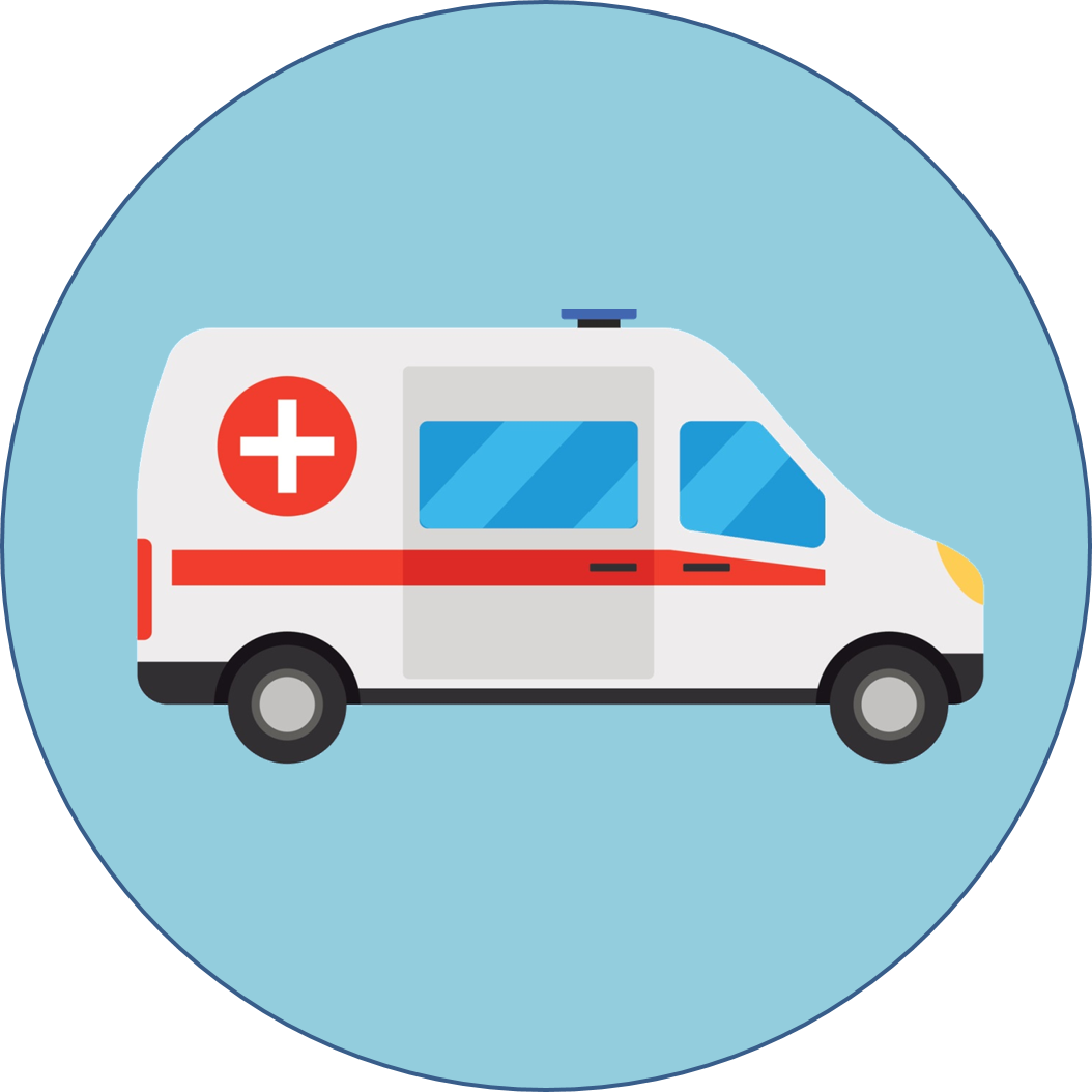 Accessibility And Quality Of Care Ambulance - Ambulance Illustration (1054x1054)