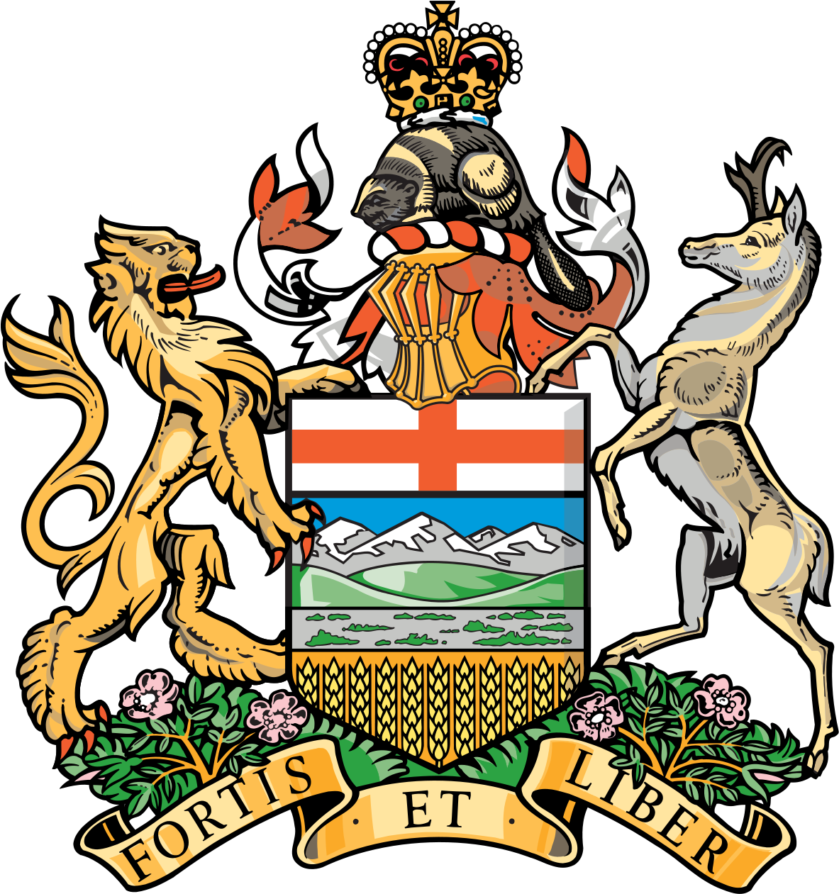 Alberta Coat Of Arms (1200x1275)