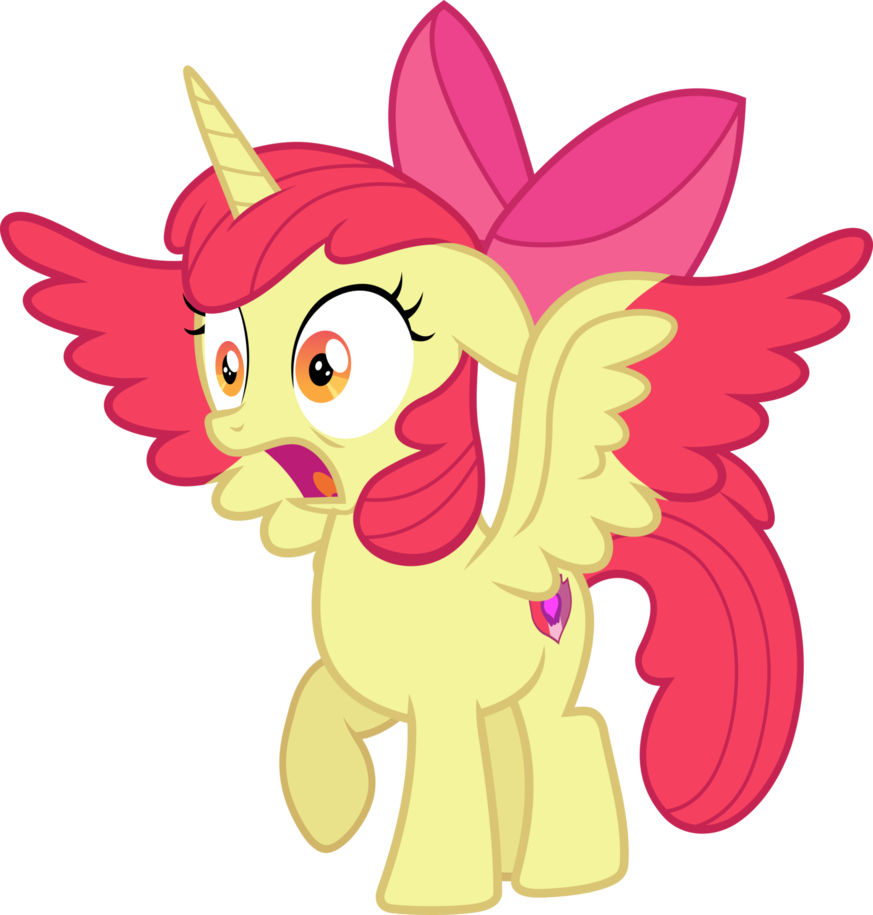 Startled Alicorn Ab By Frownfactory - Cartoon (873x915)