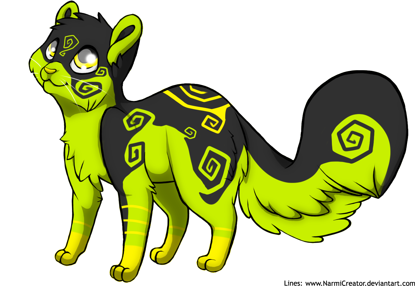 Circle Cat Adopt By Cel-adopts - Cartoon (1438x1031)