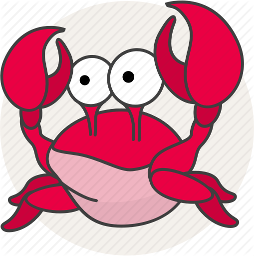 Animals, Aquatic Creatures, Cartoon, Cartoon Crab, - Underwater Sea Creatures Cartoon (509x512)