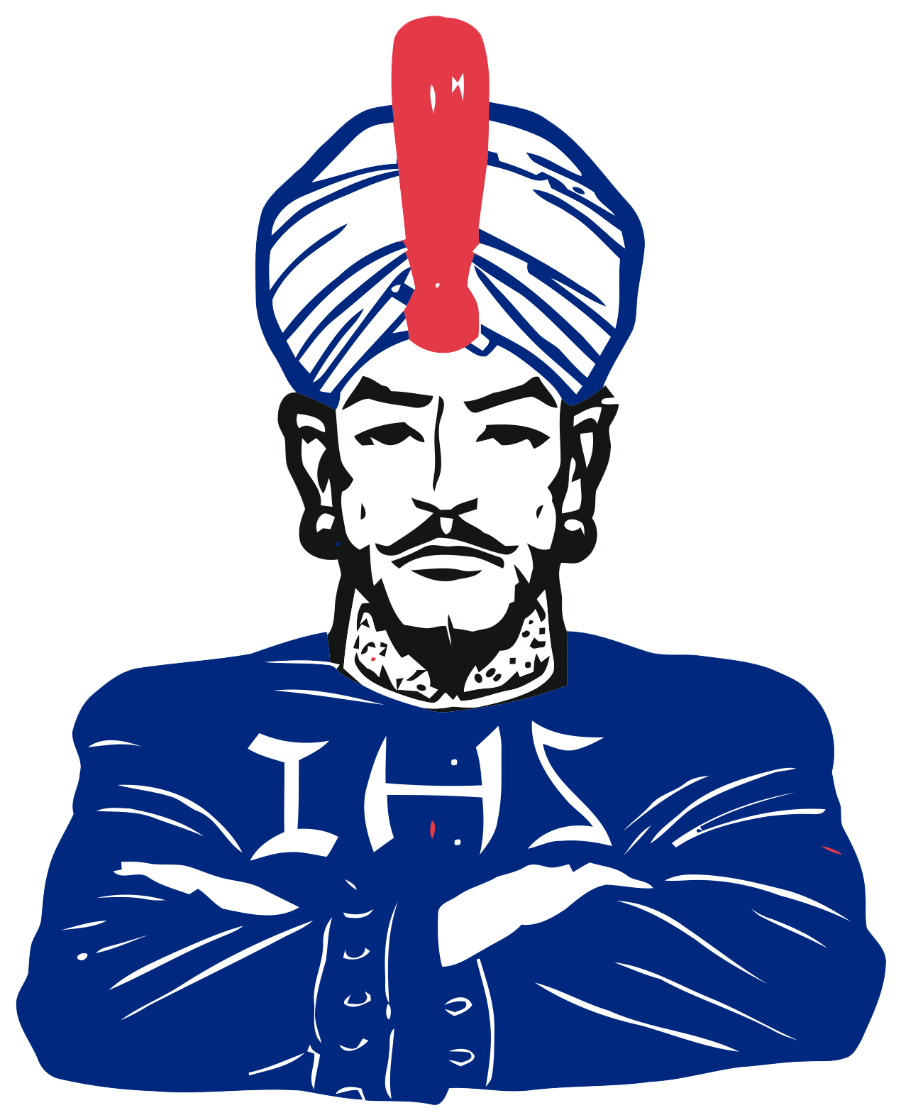 Indio Rajahs - Indio High School Logo (1311x1627)