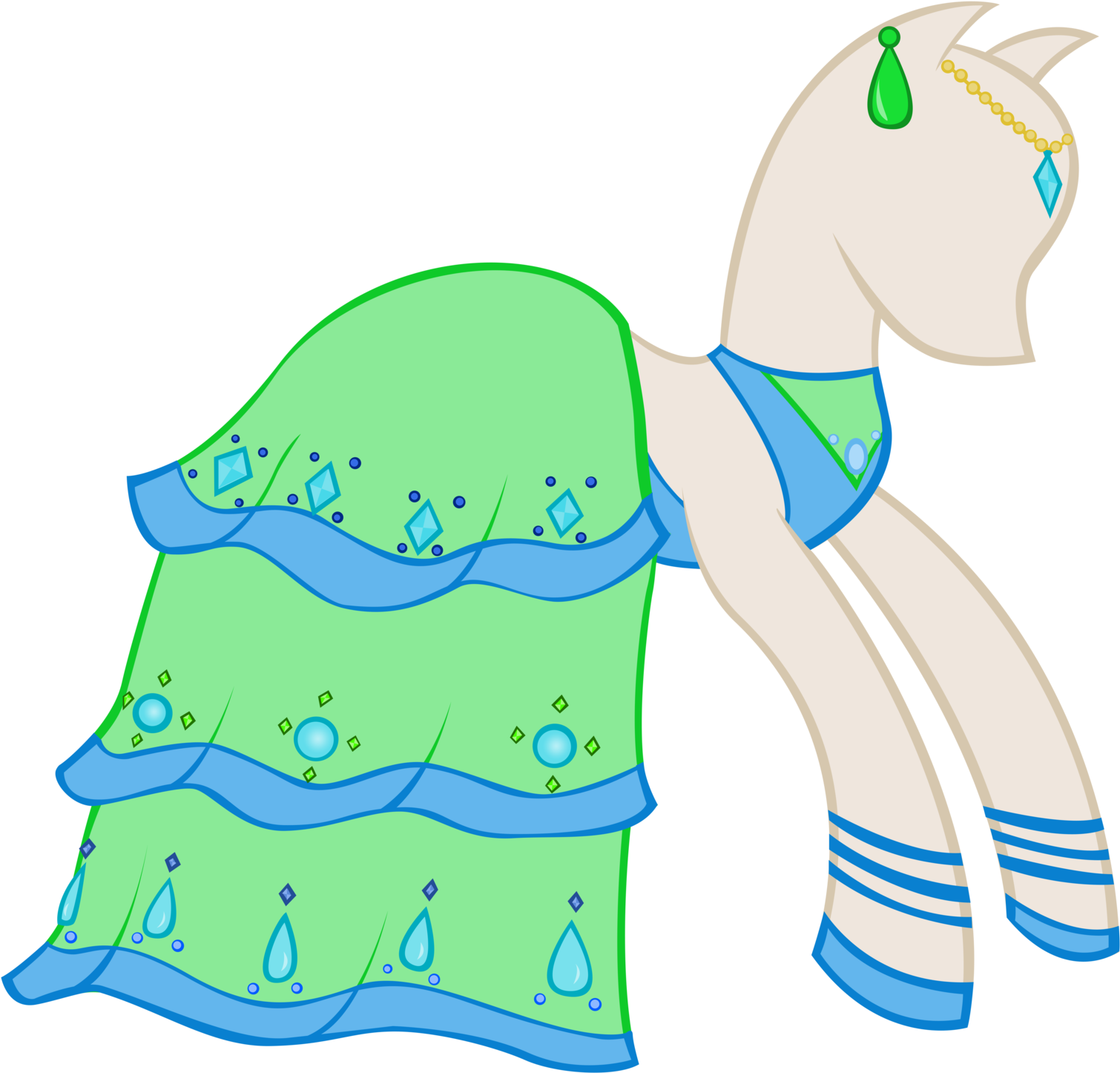 Oc Fashionista`s Dress By Ab-anarchy - Mlp Oc Gala Dresses (1600x1459)