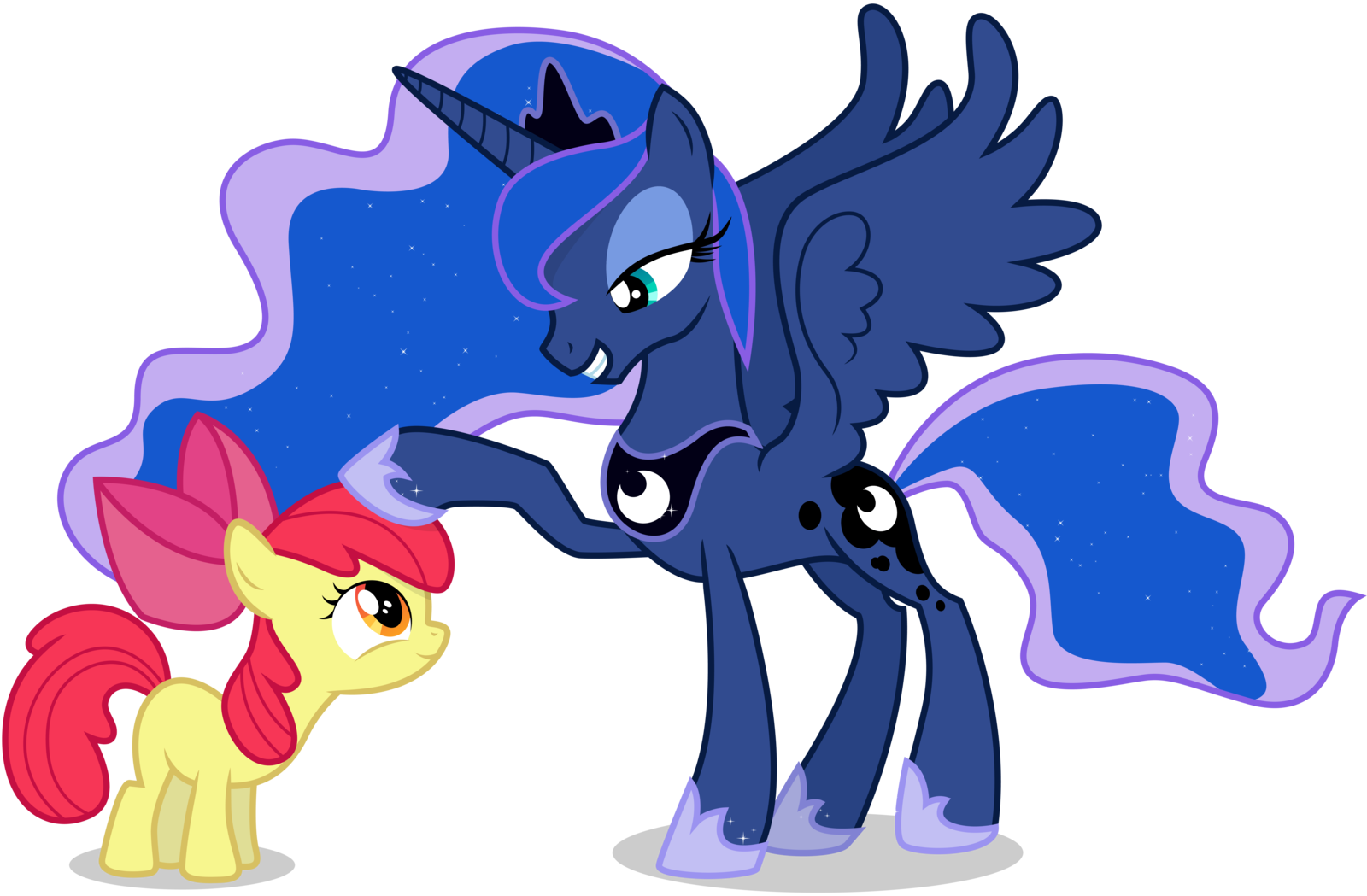 Princess Luna Princess Celestia Rarity Mammal Fictional - My Little Pony Friendship Is Magic Princess Luna (1600x1049)