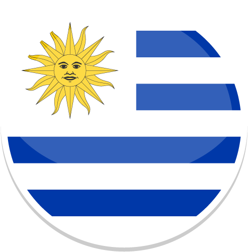 Open Circle Uruguay - Uruguay Flag Icon (512x512)