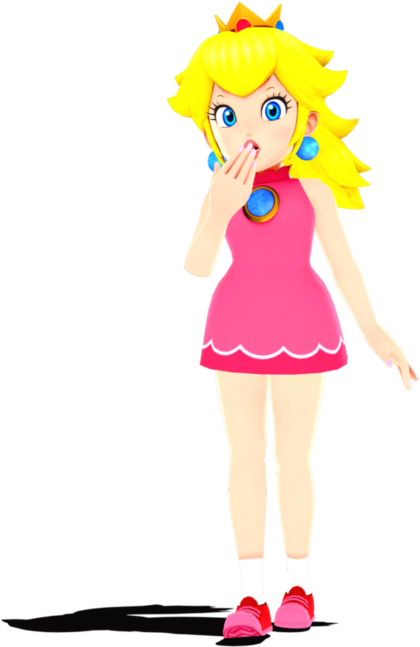 Princess Peach - Mario Power Tennis Models (777x1029)