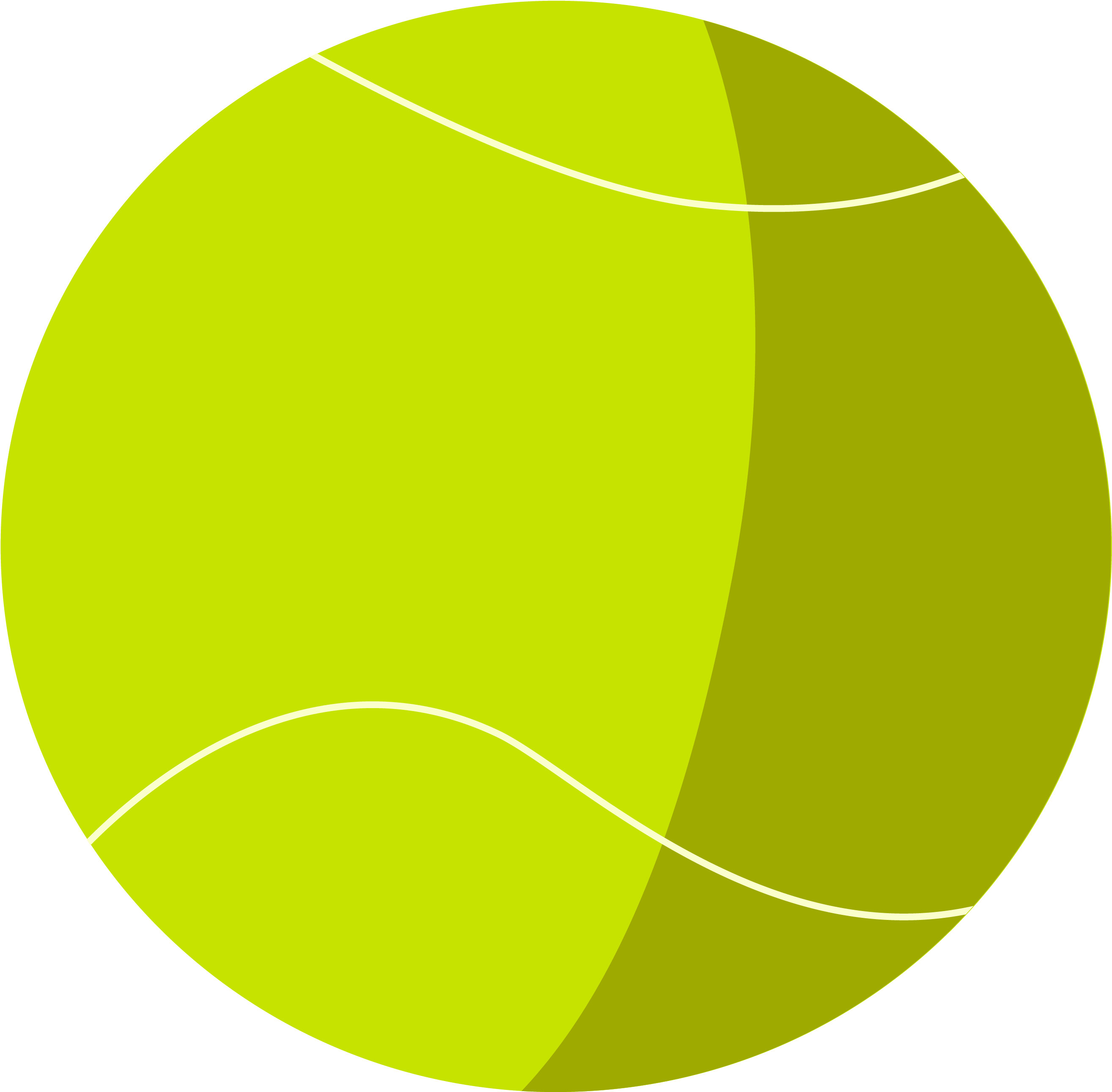 Tennis Ball Clipart Png Image 01 - Portable Network Graphics (3018x2903)