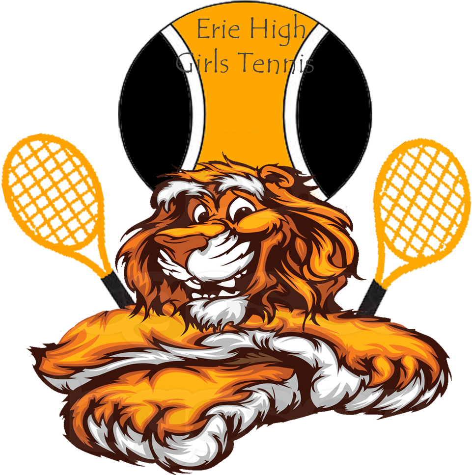 In This Project We Designed A Logo For The Girls Tennis - Tennis Racket Clip Art (1000x1000)