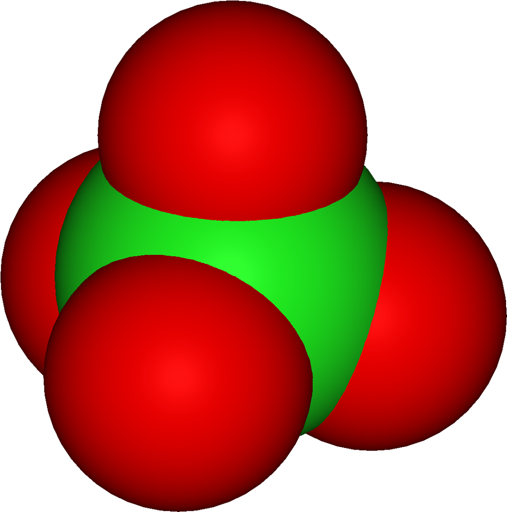 Molecules Cliparts 10, Buy Clip Art - Perchlorate Ion (1089x1100)