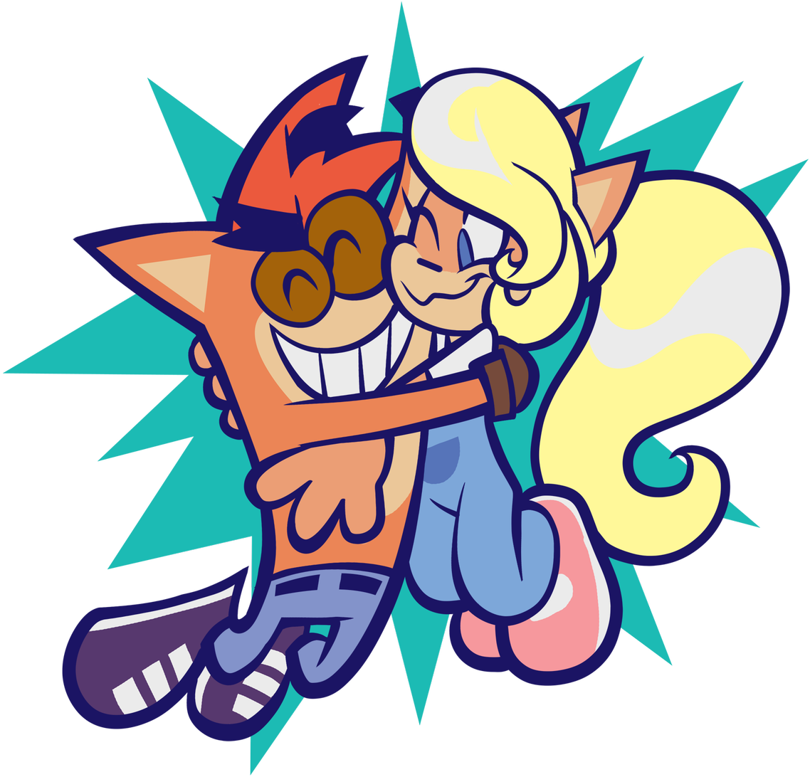 Video Games Girls - Crash Bandicoot (1200x1161)