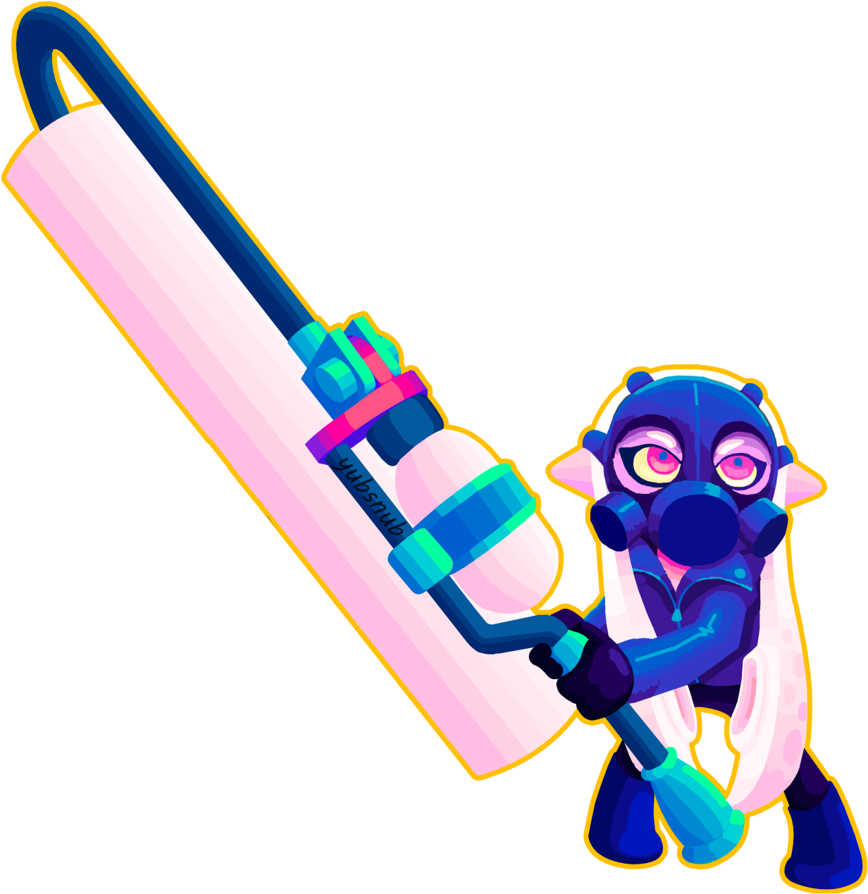 Roller Girl - Splatoon (1280x1280)