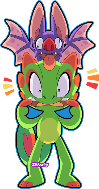 Yooka Laylee - Google Pretraživanje - Fem Yooka And Laylee (540x640)