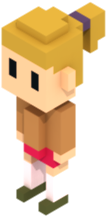Voxel Girl - Voxel (640x640)