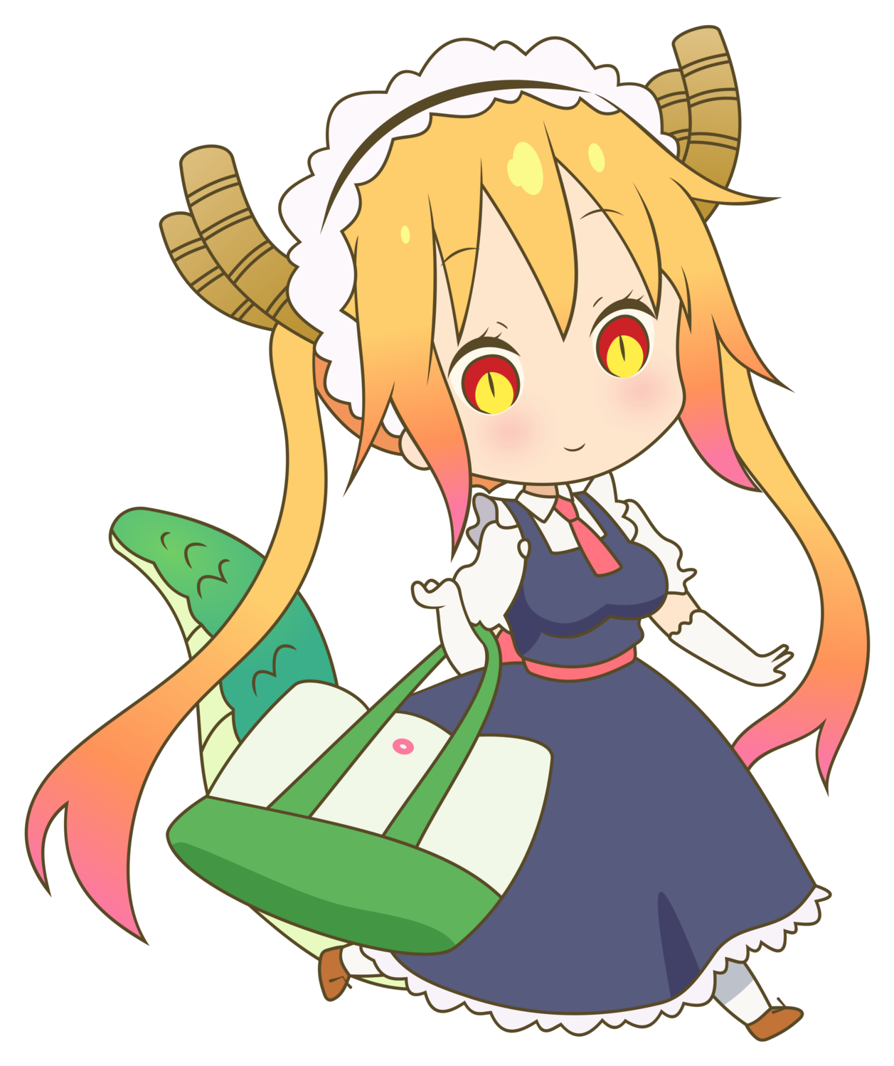 Tooru - Kobayashi San Chi No Maid Dragon Chibi (1280x1539)