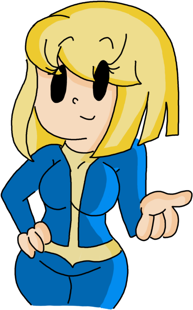 Vault Girl By Flamingjets - Vault Girl Transparent (708x1128)