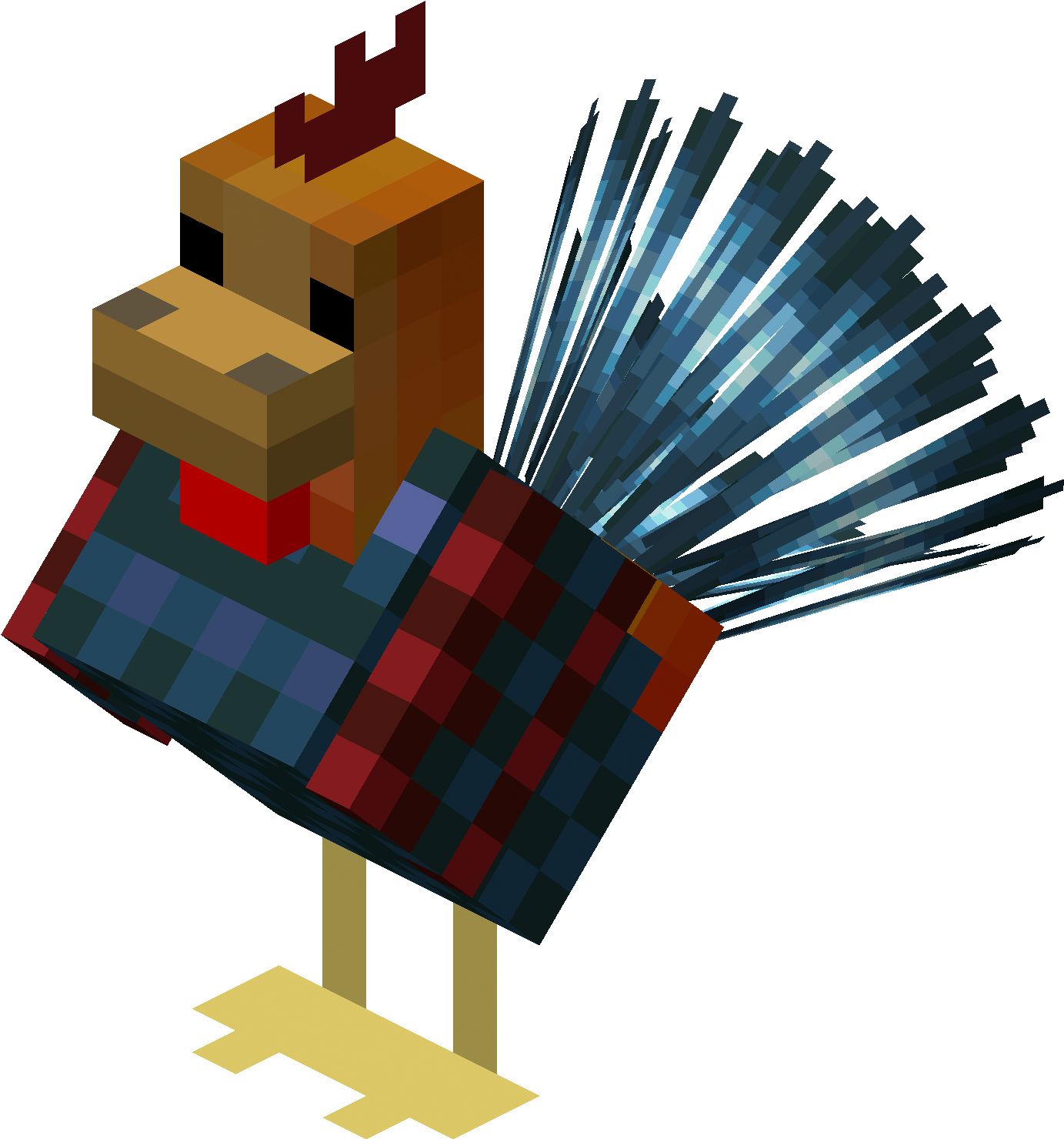 Minecraft Chicken Rooster Wattle Mod - Minecraft Chicken Rooster Wattle Mod (1479x1479)