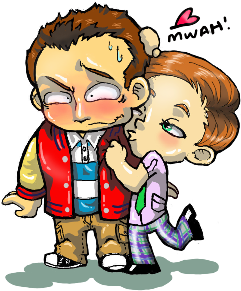 Dave And Kurt - Cartoon (814x980)