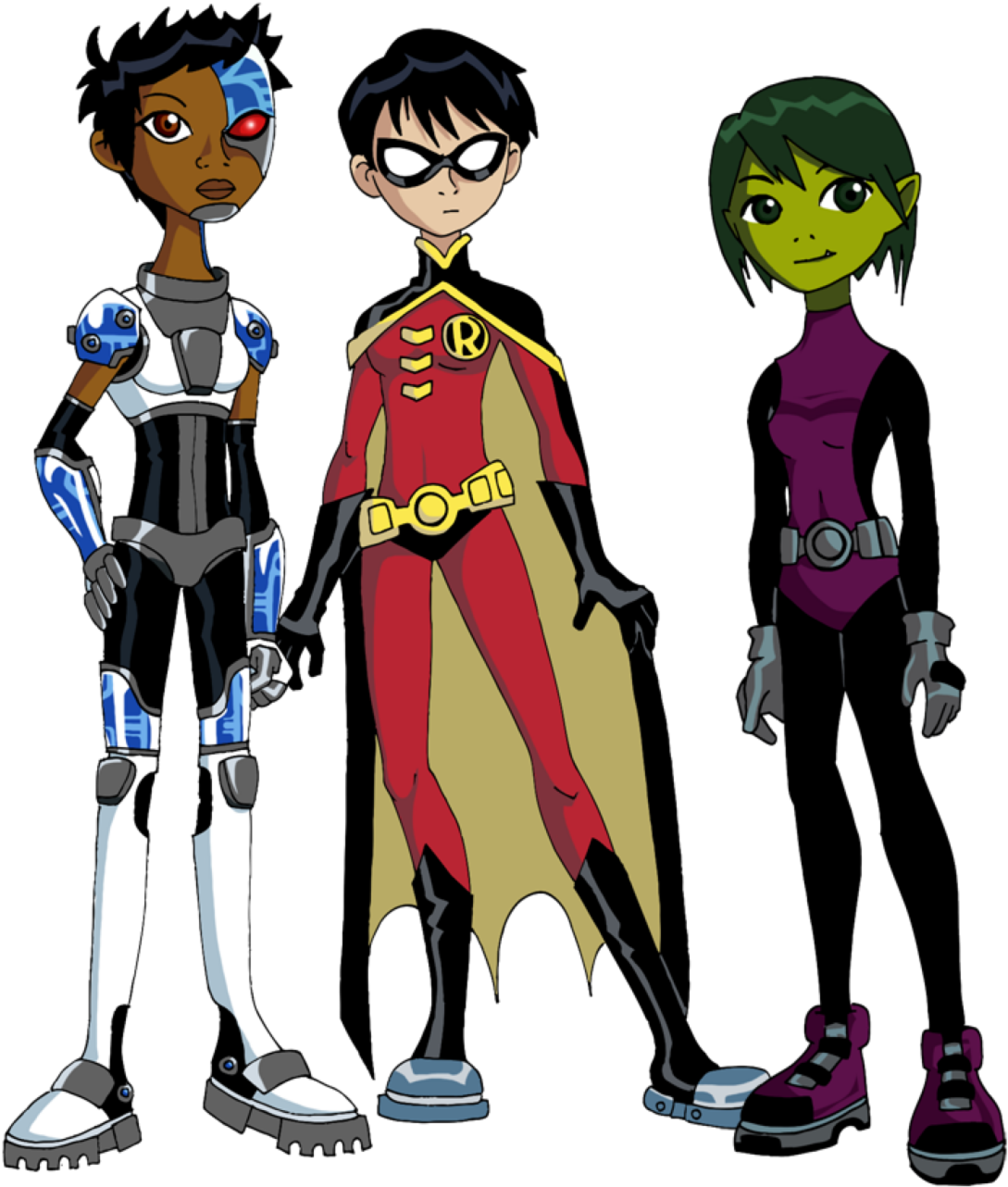 Gender Bender Teen Titans By Glee-chan - Teen Titans Gender Swap (1280x1438)