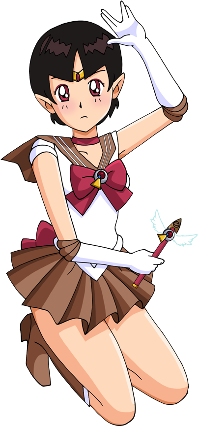 Sailor Vulcan By Glee-chan - Art (437x918)