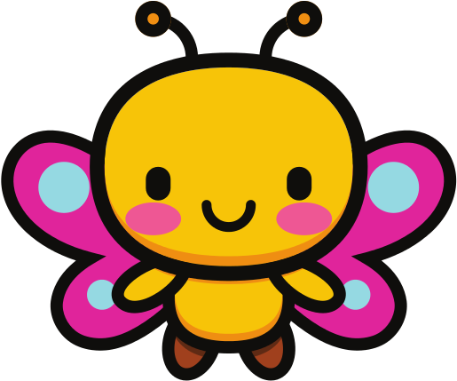 Cartoon Butterfly Images - Butterfly Cute Cartoon (550x550)