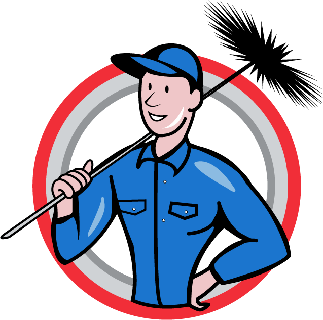 Ramonage Argenteuil - Chimney Cleaning Cartoon (637x633)