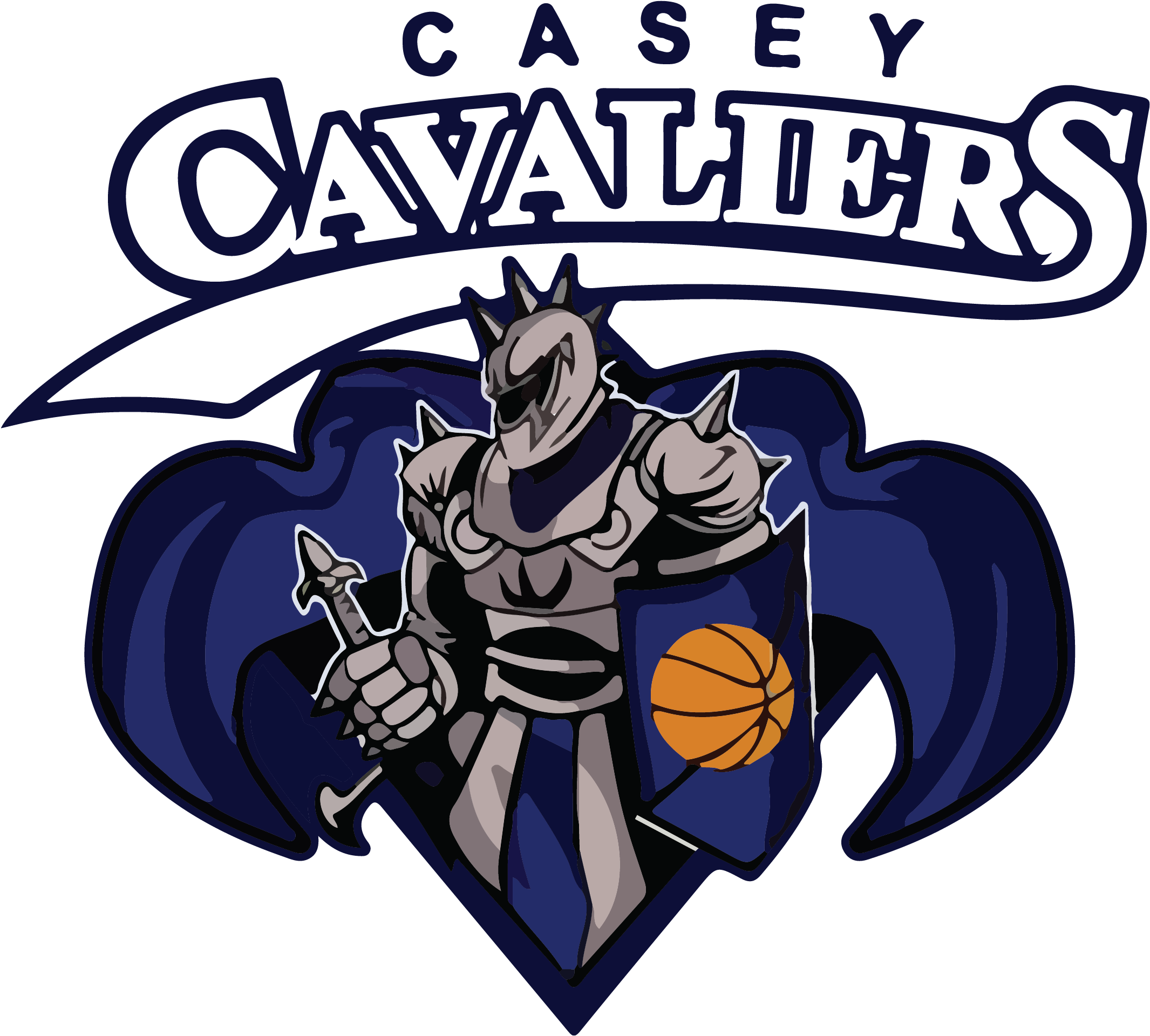 Casey Basketball - Crest (2401x2400)