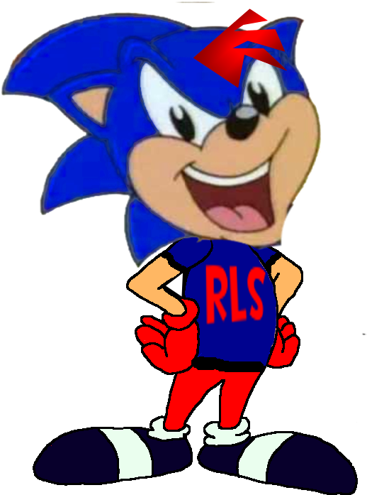 Redlime Sonic - Cartoon (522x774)