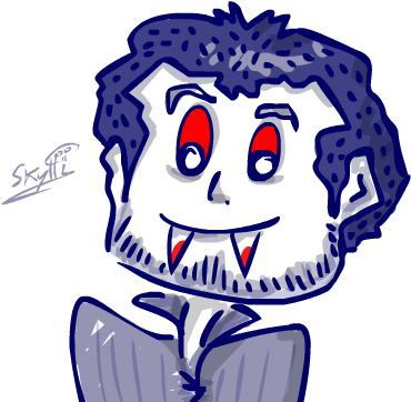 Père Vampire Icone - Cartoon (400x400)