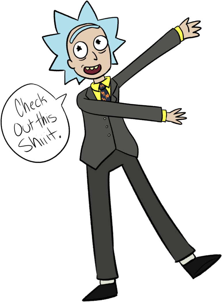 Rick Sanchez Morty Smith Animation Cartoon Adult Swim - Comics (1024x1195)