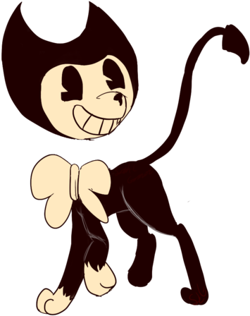 Bendy The Cat By Shadowwolffox - Cat (600x485)