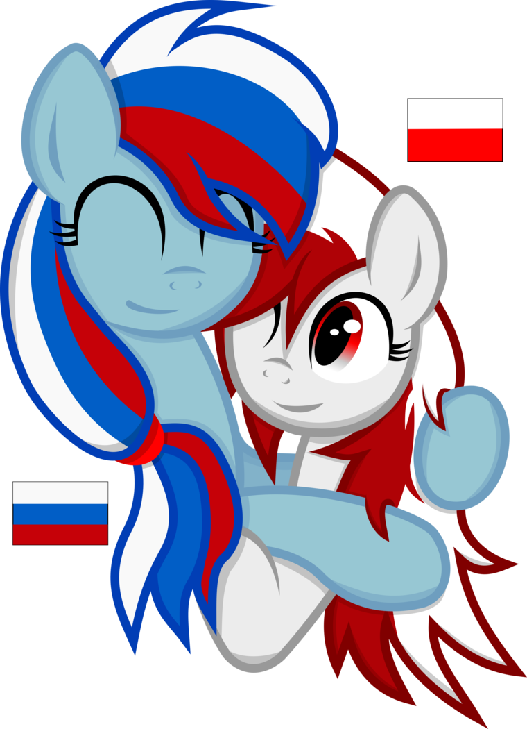 Russia And Poland ^^ By Cezaryy - Poland And Russia Mlp (760x1050)