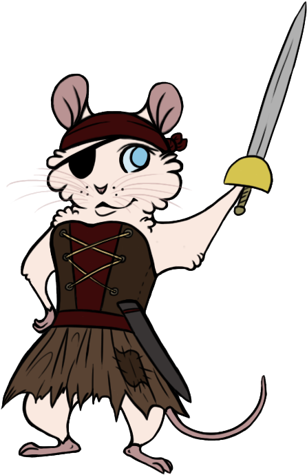 Pirate Mouse Trade By Ekbellatrix - Seaman (563x914)