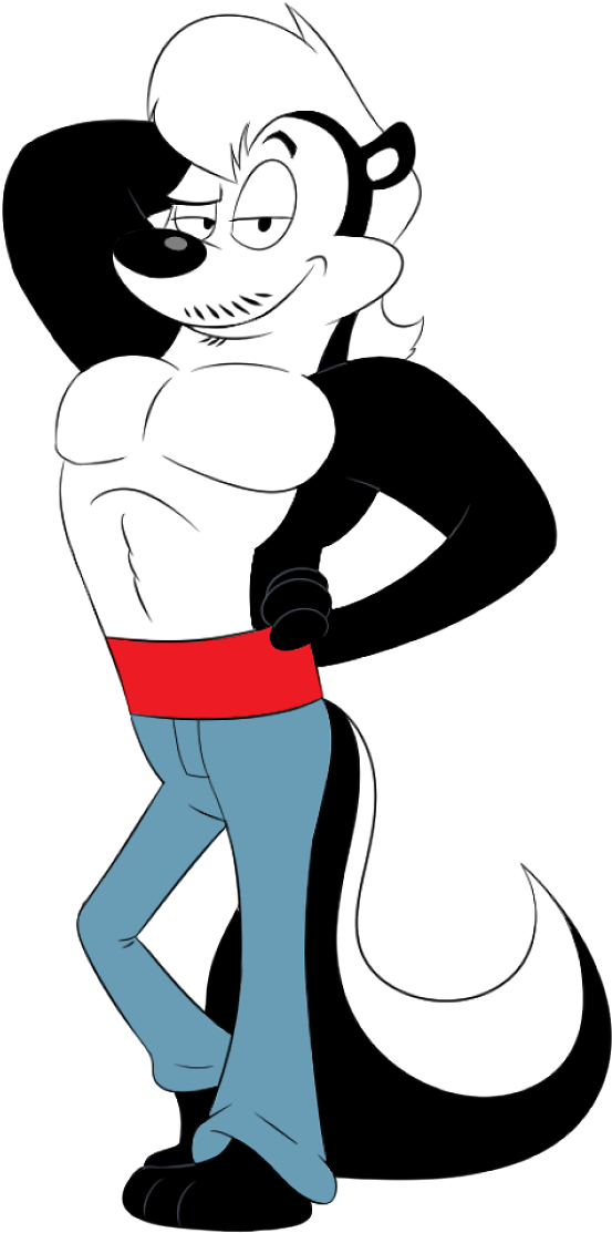 Ozzy Mofeta, New Looney Tunes-style - Skunks (900x1200)