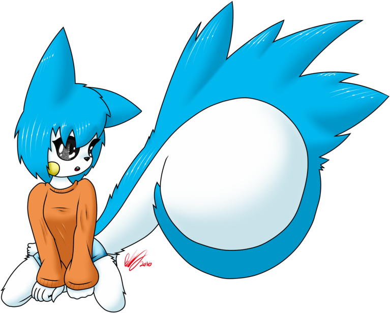 Pachirisu Girl 3 By Brutakablaziken - Cartoon (800x645)