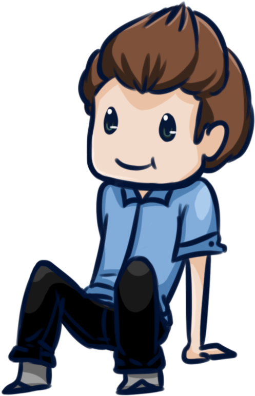 Chibi Kurt Hummel By Tanjasumer - Cartoon (894x894)