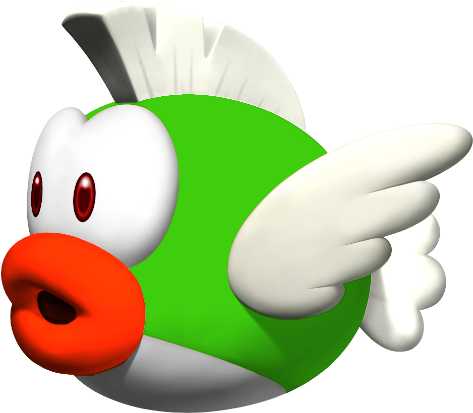 Mario Water Enemies - Cheep Cheep Mario (1024x1024)
