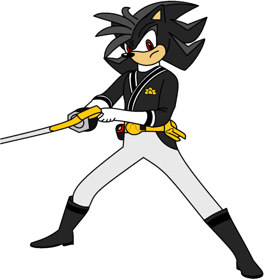Sonathehedgehoggprs Black Power Ranger Samurai- Shady - Power Rangers Samurai Black (900x955)