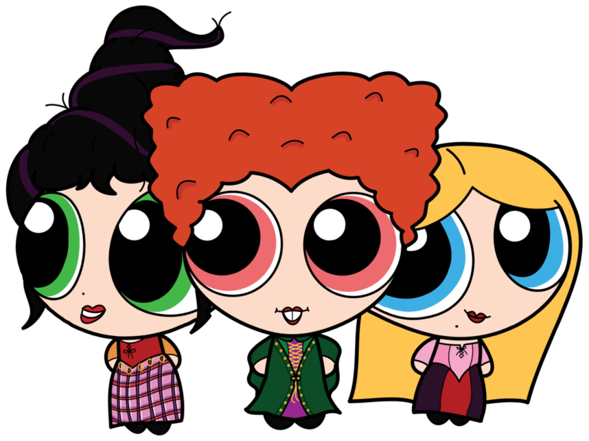 Hocus Pocus Puff Girls - The Powerpuff Girls (1280x1280)