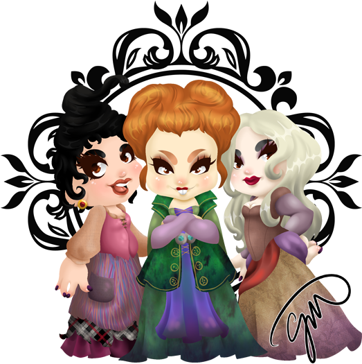 It's Just A Bunch Of Hocus Pocus By Myxophobia - Free Christmas Card Templates (542x546)