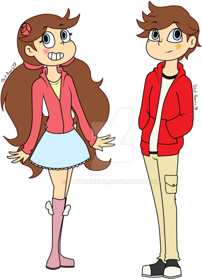 Starco Twins By Shyparkour - Art (813x983)