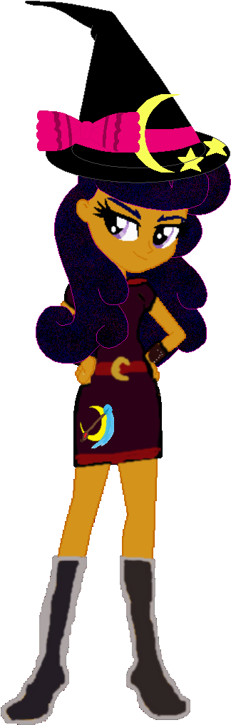 Hocus Pocus With Her Hat By Aurahero7 - Cartoon (370x1042)