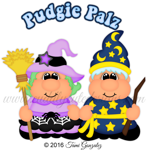 Pudgie Palz Witch And Wizard - Witchcraft (600x600)