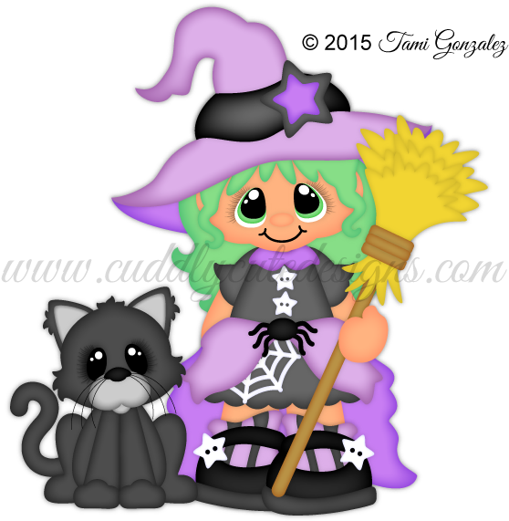 Spooky Cutie - Witch - Witchcraft (600x600)